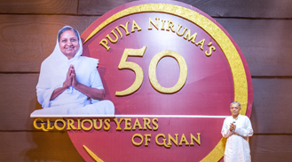 Pujya Niruma's 50 Glorious Years of Gnan